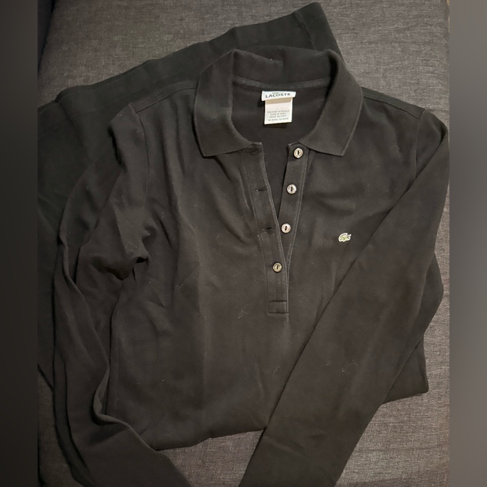 Lacoste long sleeve polo dress